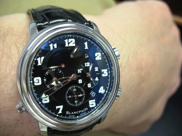 blancpain leman gmt alarm