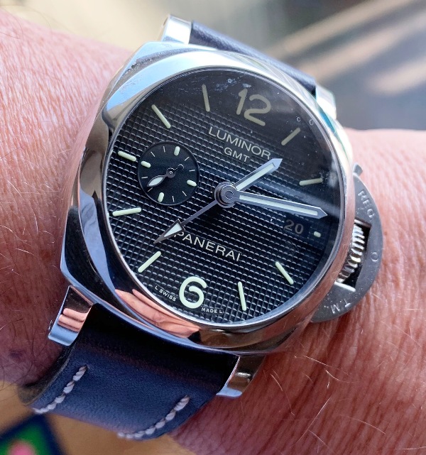 FS Panerai 535 R Luminor 1950 GMT 42mm with Hobnail Dial